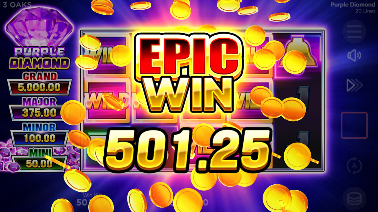Purple Diamond - 3 Oaks Gaming