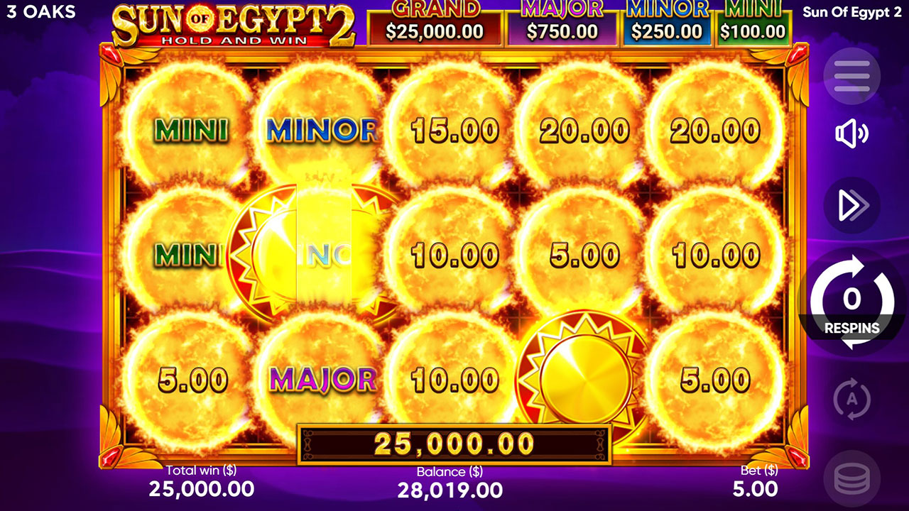 Sun of Egypt 2 - 3 Oaks Gaming