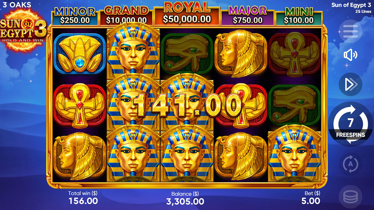 Sun of Egypt 3 - 3 Oaks Gaming